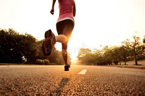 Woman Running On The Beach Stock Image Image Of Lifestyle 1879117