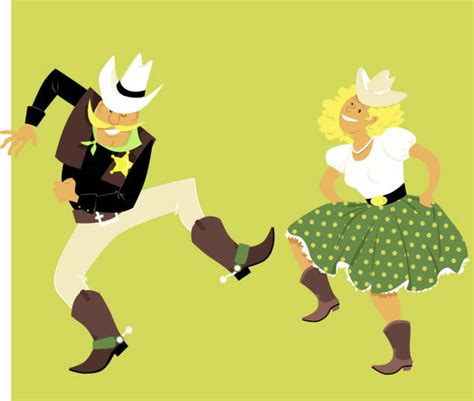 Square Dancing Illustrations Royalty Free Vector Graphics And Clip Art