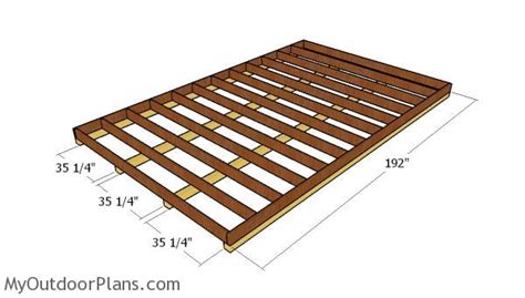 10x16 Shed With Side Porch Plans Pdf Download