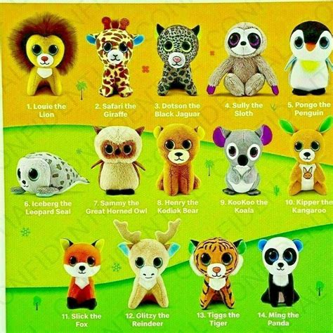 Ty Beanie Boos Mcdonalds Nombres Ubicaciondepersonas Cdmx Gob Mx