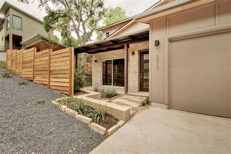 Central Austin Duplex Contemporary House Exterior Austin By