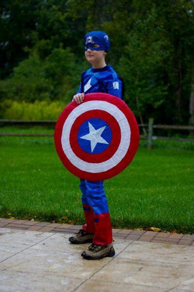 Amazing Diy Captain America Duct Tape Costume Made By An 11yo