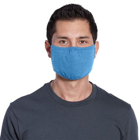 100 Bulk Adult Wrap Around Face Masks Cottonpoly Blend Social