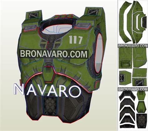 Halo Infinite Armor Foam Template Master Chief Spartan Armor