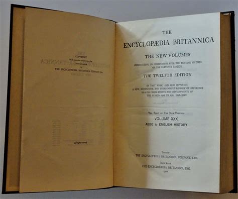 Encyclopaedia Britannica Eleventh 11th Plus The Twelfth Edition 32