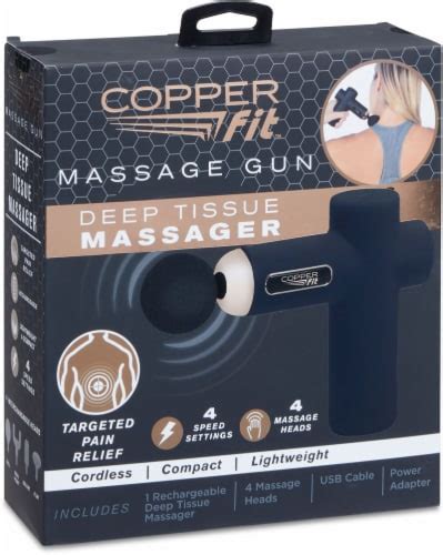 Copper Fit™ Deep Tissue Massage Gun 1 Ct Kroger