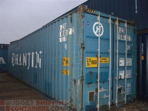 40ft High Cube Shipping Containers Used
