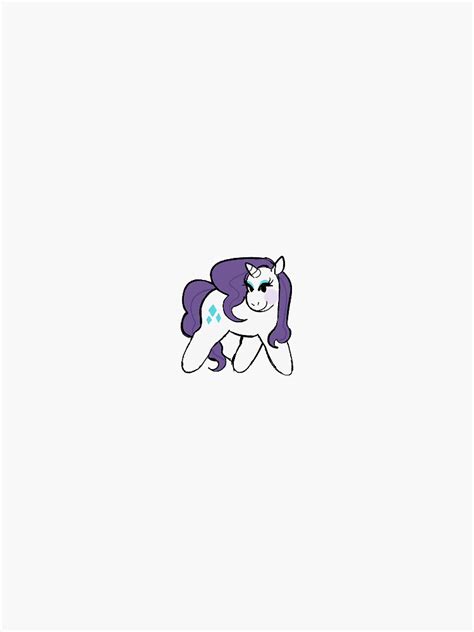 Mlp G4 Rarity Sticker For Sale By Toucanburger Redbubble