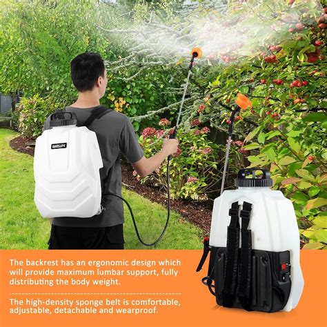 16l Wheel Backpack Pump Sprayer For Garden Lawn Weed Pest Control