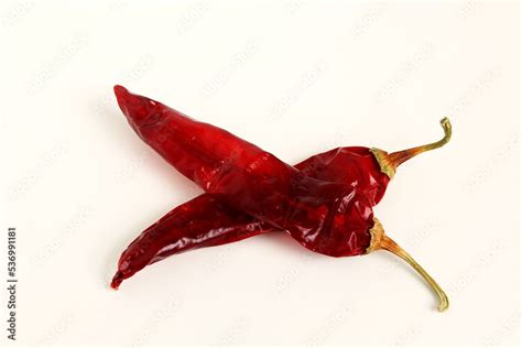 Dry Organic Kashmiri Red Chili Pepper Selective Focuswell Known For