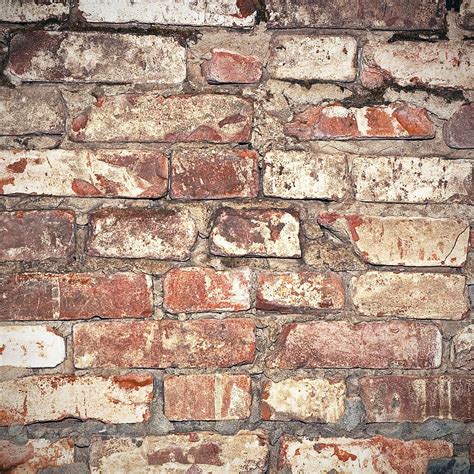 Hd Wallpaper Texture Grunge Old Brick Wall Background Red White