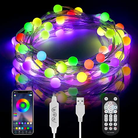 Huemihui Usb Led String Lights 5v 5m 50 Led Outdoor Lights With Remote