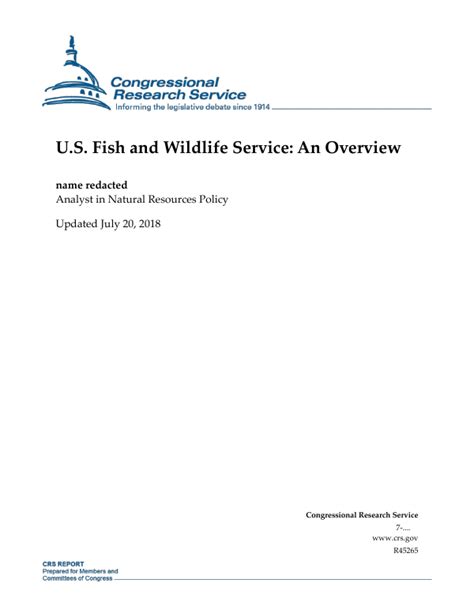 Us Fish And Wildlife Service An Overview