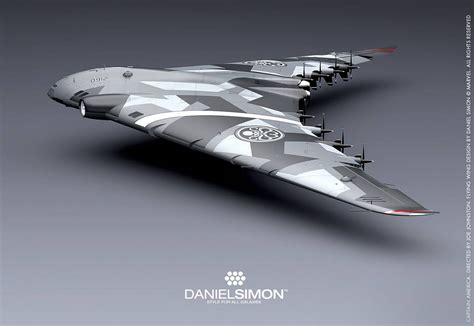 Concept Ships Flying Wing 3d Design By Daniel Simon