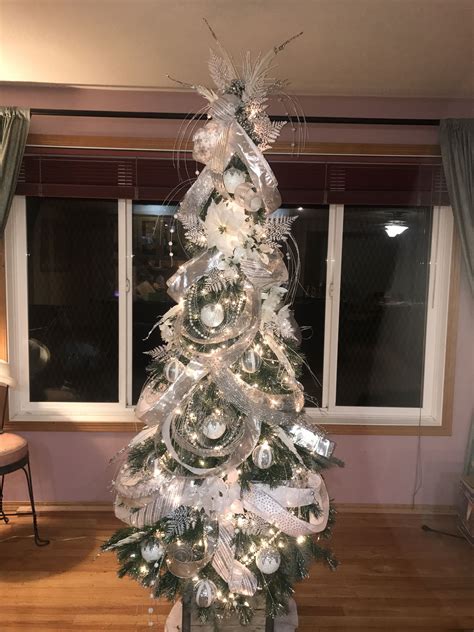 30 Silver Decorative Christmas Tree Decoomo