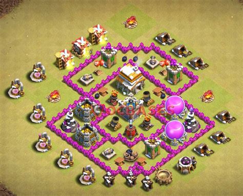 50 Best Th6 Base Links 2021 New War Farming Clash Of Clans