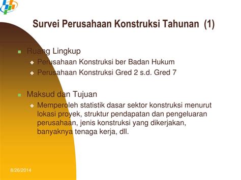 Ruang lingkup statistika verfasser bei usmania institute statistik vs statistika PPT - Statistik Konstruksi PowerPoint Presentation, free ...