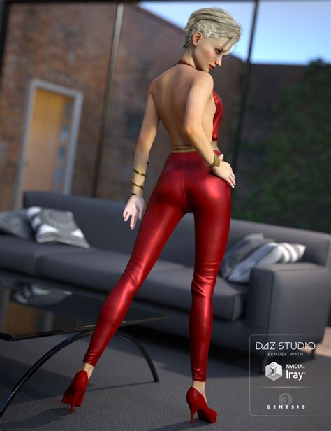 Hot Jumpsuit Outfit For Genesis 3 Females Daz 3d