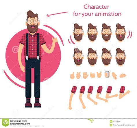 Man Character For Your Scenescharacter Ready For Animation Funny