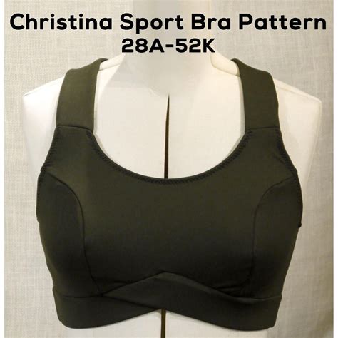 christina sports bra pattern porcelynne quality bra making supplies patterns and books in
