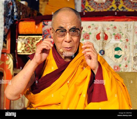 His Holiness The 14th Dalai Lama Tenzin Gyatso Attends The Dedication