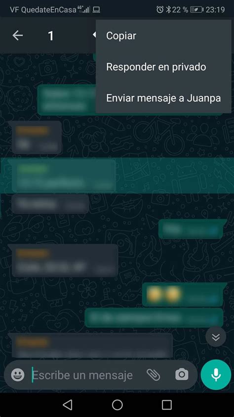 Cómo Responder Mensajes De Whatsapp En Un Chat O Grupo