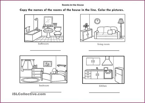 Parts Of The House Live Worksheet