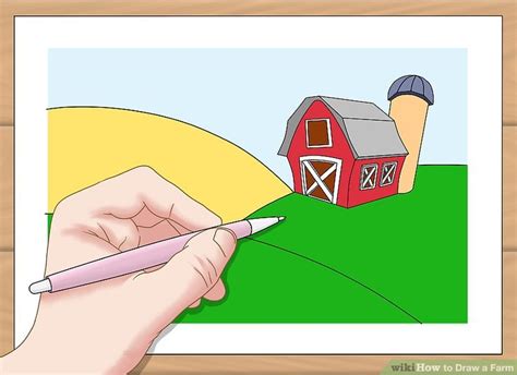 How To Draw A Farm 7 Steps With Pictures Wikihow