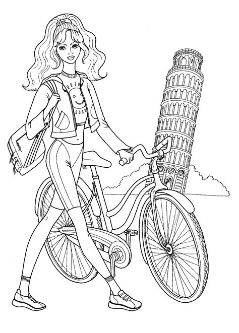 Fashion Coloring Pages For Girls