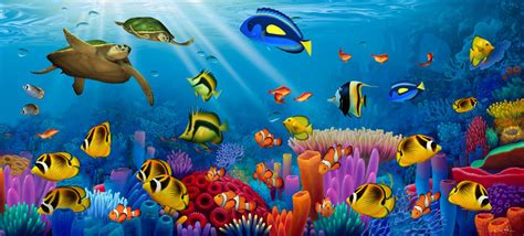 Coral Reef Wallpaper For Walls Google Search Sea Murals Sea Life