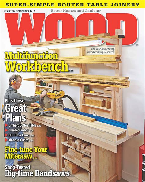 Wood Issue 234 September 2015 Woodworking Plan From Wood Magazine