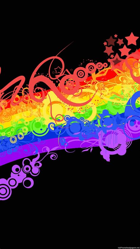 Rainbow Colors Wallpaper Iphone 2020 3d Iphone Wallpaper