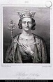 Philip V the Tall 1294-1322 King of France - Charles Alexandre Debacq ...