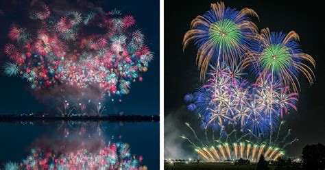 Spectacular Shots Of Summer Fireworks Festivals In Japan Hanabi Taikai