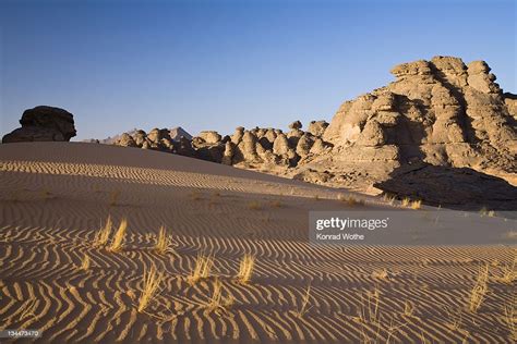 Rock Formations In The Libyan Desert Akakus Mountains Libyan Desert