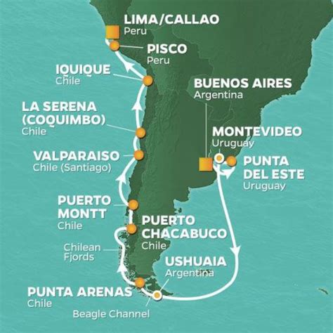 Crucero Desde Buenos Aires Argentina Hasta Lima Perú Azamara