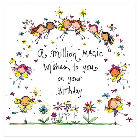 A Million Magic Wishes To You On Your Birthday Juicy Lucy Designs