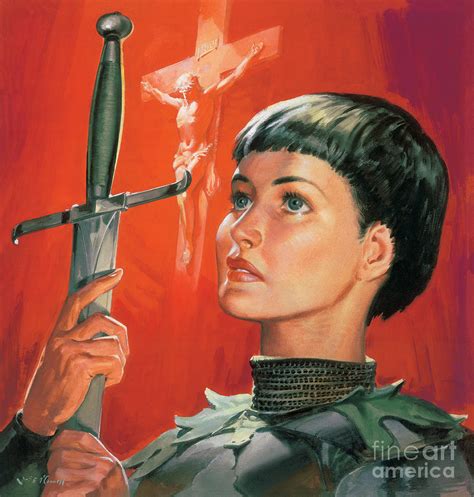 Joan Of Arc Painting By James Edwin Mcconnell