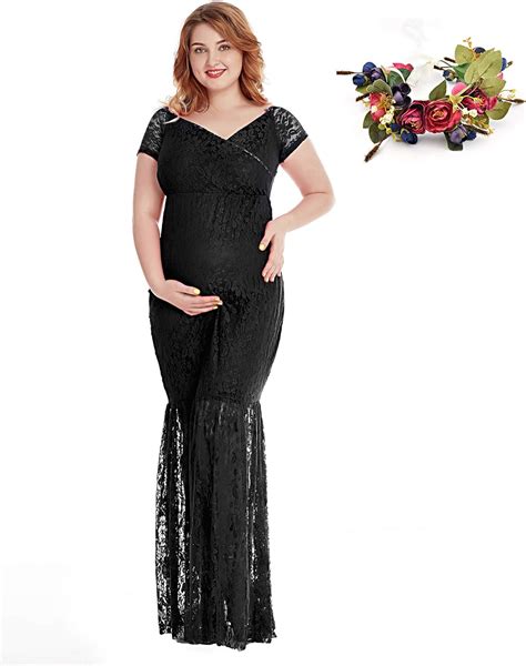 pregnant women sequin off shoulder long sleeve slim fit maternity dresses for photo shoot maxi