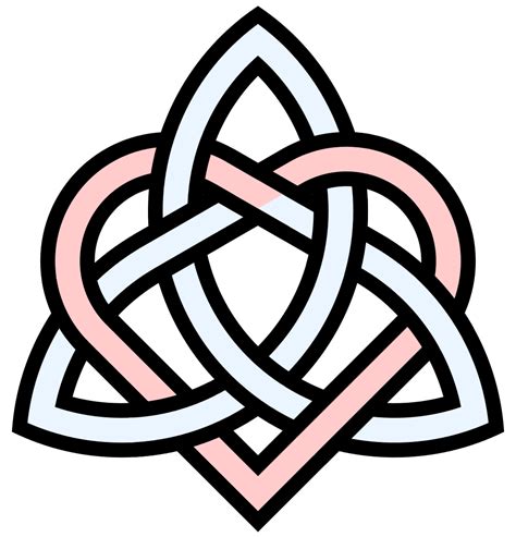 Symbol Celtic Knot Triquetra Sister Heart Knot Cliparts Png Download