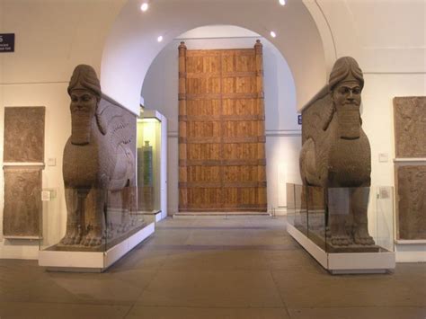 Assyrian Empire Lamassu Gates Asirios Museo Britanico