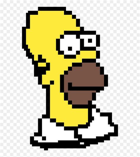 Homer Simpson Pixel Art Otas