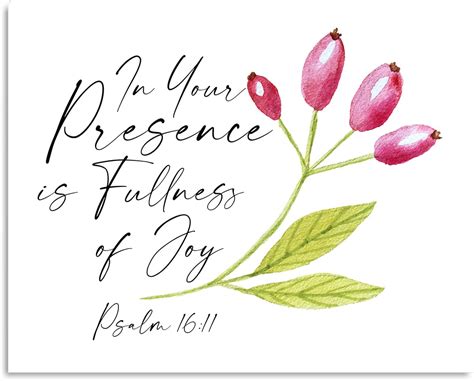 Buy In Your Presence Is Fullness Of Joy Psalm Bible Verse