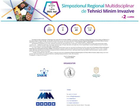 Simpozionului Regional Multidisciplinar De Tehnici Minim Invazive En