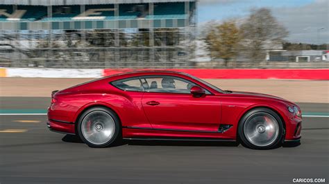 2022 Bentley Continental Gt Speed Color Candy Red Side Caricos