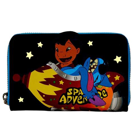 Disney Lilo And Stitch Space Adventure Wallet By Loungefly