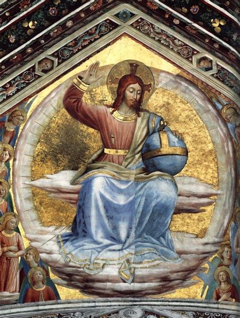 Fra Angelico Christ In Majesty St Brizio Chapel 1447 Arte