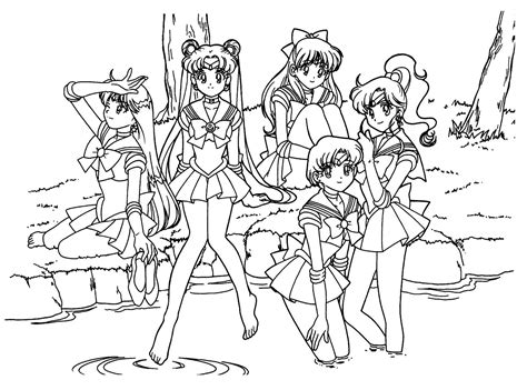 Dibujos De Sailor Moon A L Piz Los Mejores Para Imprimir