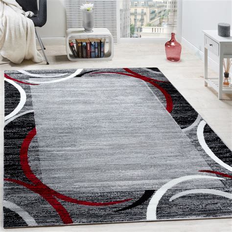 Rug Designer Living Room Grey Black Cream Rug24