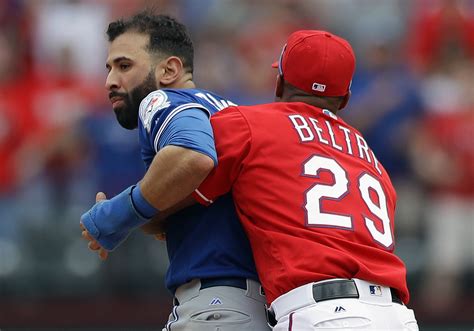 Rougned Odor Punches Jose Bautista In The Face